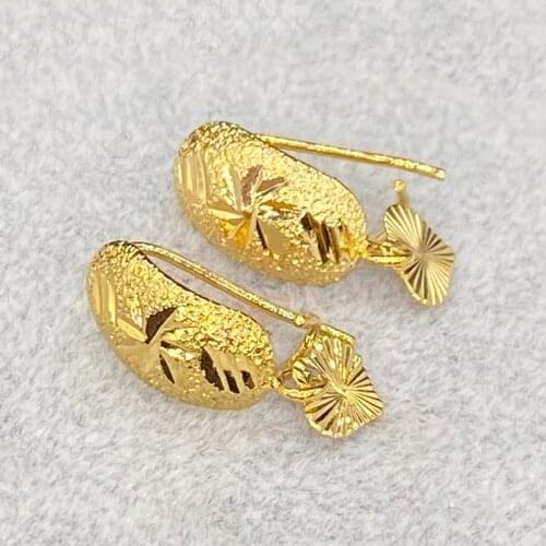Middle Eastern Wholesale Small Stud Earrings Women Girls Little Jewelry Kids Birthday Gift African Arab Ornaments