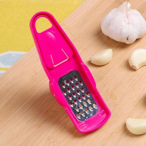 HILIFE Vegetable Grater Ginger Grinding Grater Multifunction Garlic Press Garlic Crusher Garlic Peeler Grater Slicer Cutter