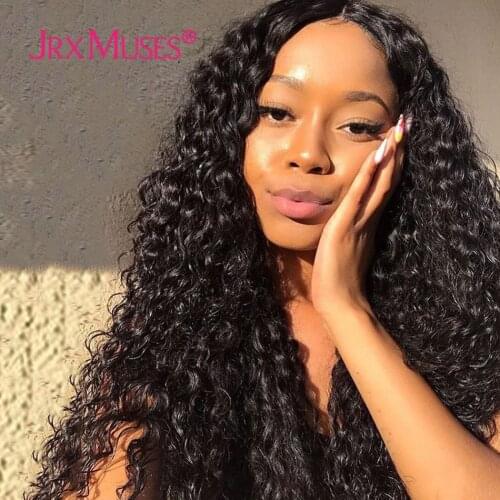 Curly Human Hair Lace Front Wigs PrePlucked Brazilian Water Wave For Black Women Deep Long 13X4 13X6 Wet and Wavy Frontal Wigs