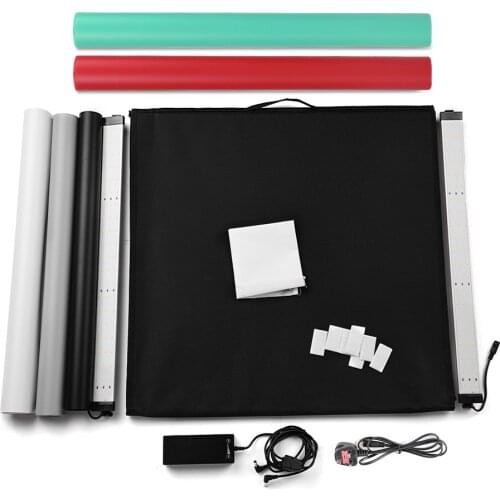 Professional Foldable Photo Studio Shooting Tent kit Photo Box 24*24*24 In Adjustable Brightness Table Top Photography Light Box
