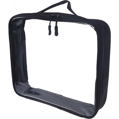 Transparent Travel Cosmetic Bag Clear Makeup Case Pouch Toiletry Zip Wash Toiletry Organizer