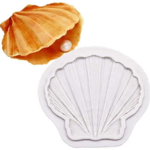 Shell Silicone Sugarcraft Mold Cupcake Baking Mold Fondant Cake Decorating Tools