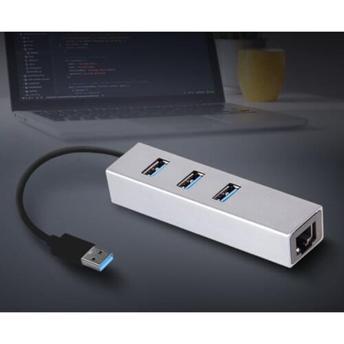 OFCCOM USB c hub 3.0 to RJ45 Gigabit Ethernet Adapter 1000Mbps USB Type C Hub with Lan Network Splitter for Laptop Computer Mac