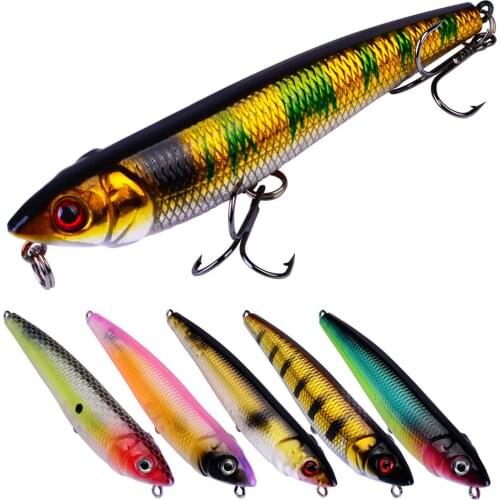 Wobblers Lures For Fishing Accessories 91mm 10g Pencil Fishing Artificial Minnow Hard Lures Baits Hard Plastic Artificial Pencil