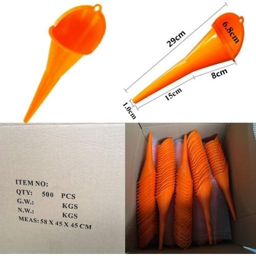 Car Vehicle Refueling Long Mouth Funnel Gasoline Motorcycle Engine Oil Fuel Gas Petrol Water Funnel Tool