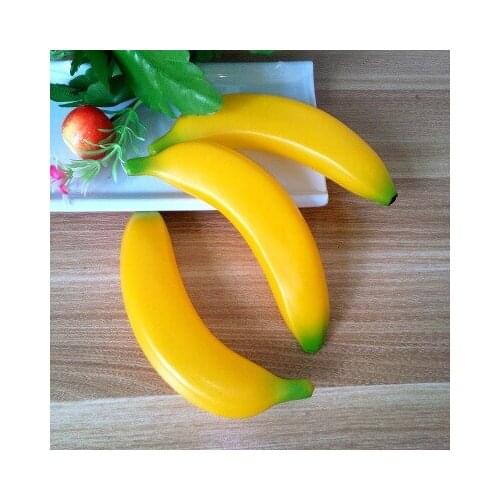 3pcs Food Toy Food Banana Fruit Vegetable Toy Model Simulation Food Early Educational Children Pretend Play House Toy 2021