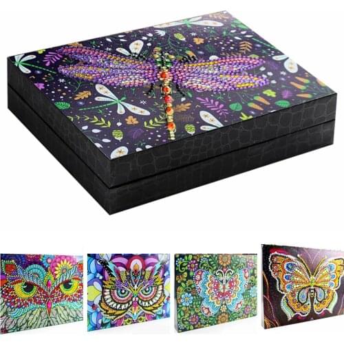 5D DIY Special Shaped Diamond Painting Jewelry Box Storage box Diamond Mosaic Embroidery Cross Stitch kits Home Decoration