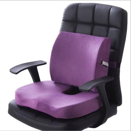 Car Seat Cushion Coccyx Orthopedic Memory Foam Seat Massage Chair Back Cushion Pad Office Massage Cushion