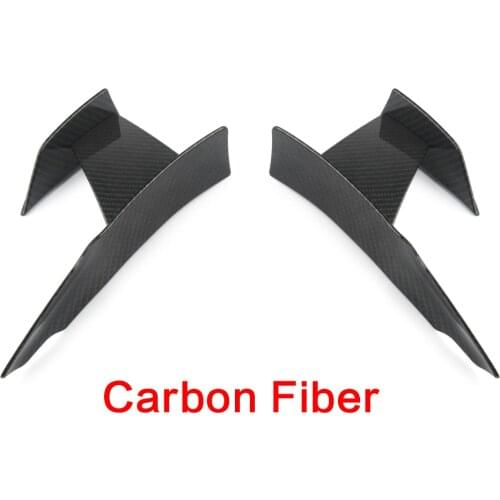 Car Styling Accessories 6pcs Carbon Fiber Front Bumper Lip Fin Splitter Spoiler Canard Sticker Fit For BMW F80 M3 For BMW F82 M4