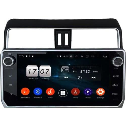 10.1" 8 Core Android 9.0 For Toyota Prado 2018-2019 Car Multimedia Player Without DVD Car Audio PX5 Car Stereo DSP Recorder GPS