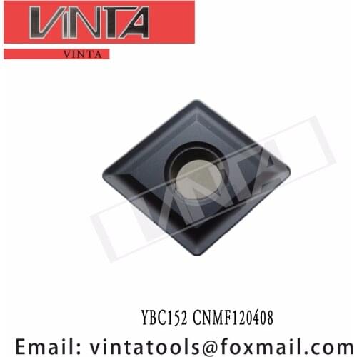 Free shipping high quality 10pcs/lots YBC152 CNMF120408 cnc carbide turning inserts