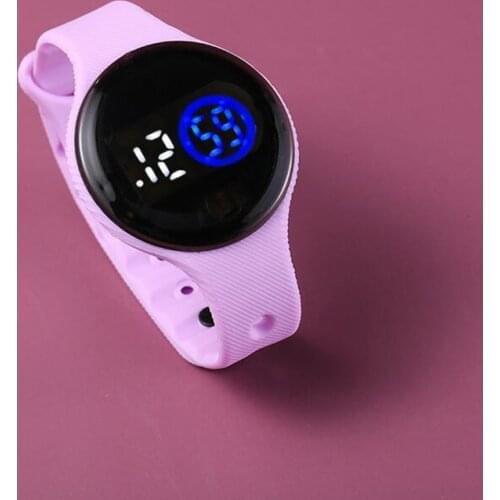 2020 Fashion Women Watch LED Touch Digital Display Watch Girl Silicone Strap Student Children Watch Electronic Sports Watch