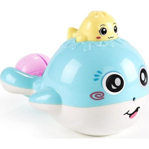 Baby Bath Toys Squeeze Water Spraying Toys Kids Shower Toys Floating Water Tub Funny Whale Children Bathtub Play Bath