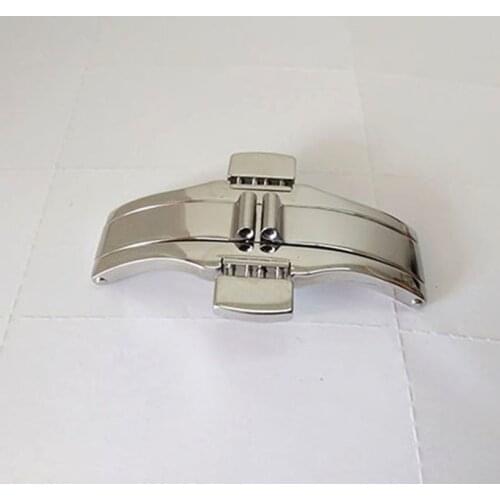 For Tissot 1853 T035 Watch-Buttom Le Locle T41 Treasure Ring T97 Watchband Buckle Double Press Butterfly Buckle