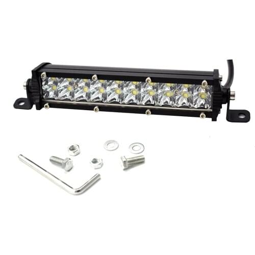 1Pcs ECAHAYAKU 7" Double Row Led Light Slim 40mm 60W 4x4 LED Bar For Offroad 4WD Truck ATV 12V 24V Trailer Waterproof Work Light