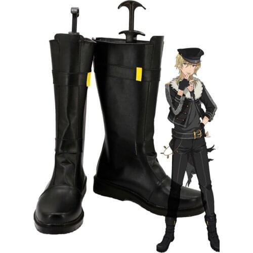 Ensemble Stars Undead hakaze kaoru Cosplay Shoes Boots Custom Made