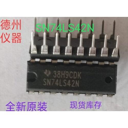 Xinyuan 10PCS/LOT SN74LS42N DIP16 74LS42N HD74LS42P DIP HD74LS42 74LS42 74LS42P DIP-16