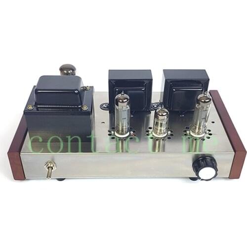 6N1+EL84 Single-ended Class A Tube Amplifier，Output power : 4.5W x 2，Frequency response : 20 ~ 30k hz -3db