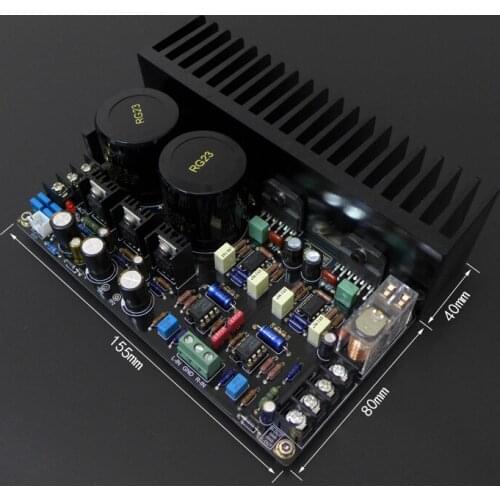 Free Ship LM3886 Amplifier Board Full DC servo Ultimate Edition Immersion Gold Process Classic Beautiful Sound Board