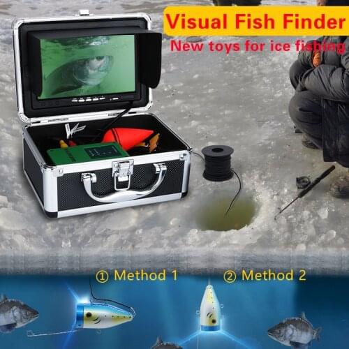 HUYIN Underwater Fishing Camera 7-Inch Screen Underwater HD Fish Detector For Ice/Sea