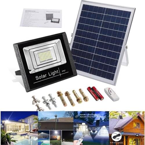 25W/45W/65W Solar Street Light Outdoor Waterproof LED Floodlight Solar Wall Lamp IP67 For Outdoor Park Garden Solar Flood Light