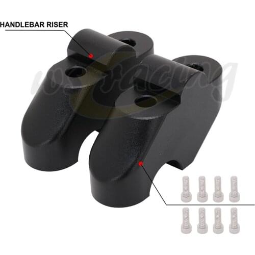 Handlebar Riser Handle Bar Riser Mount Clamp For Kawasaki Z400 2019 2020 Motorcycles Dirt Street Bike
