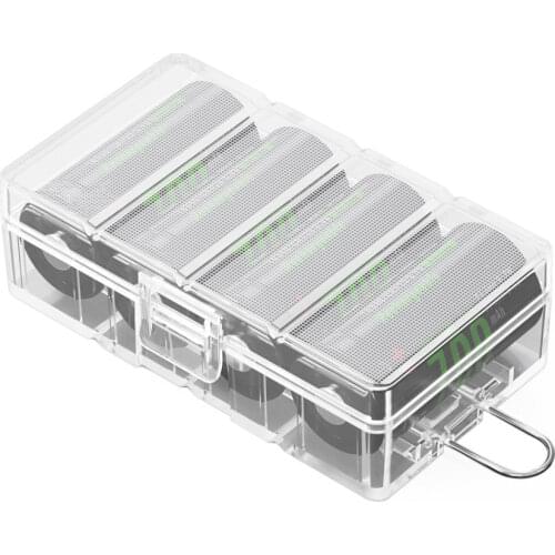 10 pcs / lot Soshine 2*16340 Battery Storage Box RCR123 Battery Holder Case Holder Case