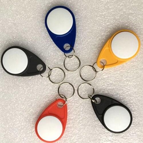 13.56MHz IC M1 keyfobs RFID passive key chain 1000pcs/Lot