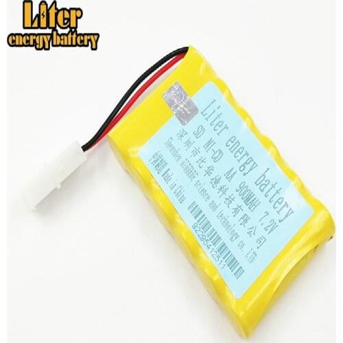 7.2v 900mah AA NI-CD M Battery RC Electric toys car Telerobot boat Remote control Tank SM-2P JST-2P EL-2P L6.2-2P