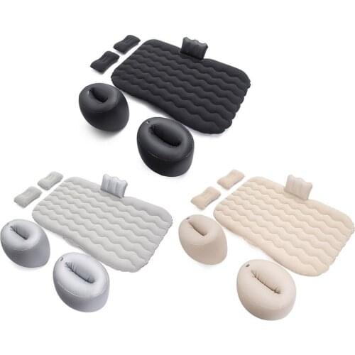 Car inflatable sofa Air Inflatable Travel Mattress Universal for Back Seat Multi functional Sofa Pillow Outdoor Camping Mat