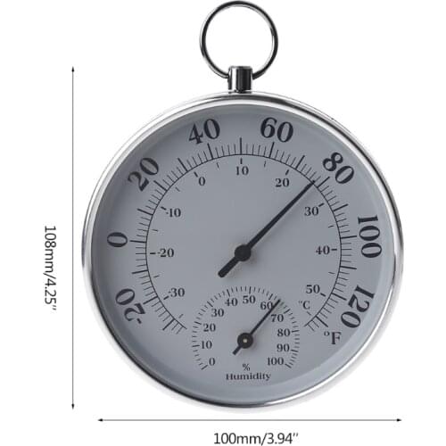 Wireless Thermometer Hygrometer Indoor Outdoor Thermometer Wireless Temperature & Humidity Monitor for Greenhouse Table