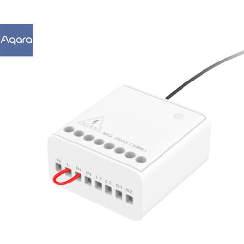 Aqara Eigenstone Two-way Control Module Wireless Relay Controller 2 Channels Work For Mi Home APP and HomeKit