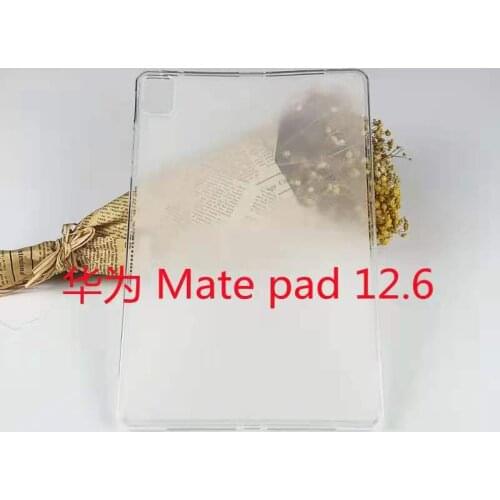 Tablet Case for Huawei Matepad Pro 12.9 Ultra Slim Tpu Soft Shockproof Cover Tablet Shell Funda Capa Coque + Stylus Pen