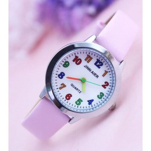 New Arrival High Quality Children Fashion Color Digital Dial Wristwatch For Boys Girls Gifts Simple Student Kids Watch