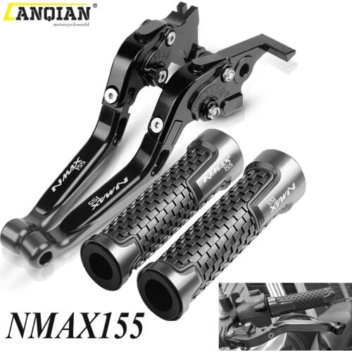 For Yamaha NMAX155 NMAX 155 2015 2016 2017 Motorcycle Accessories Adjustable Folding Extendable Brake Clutch Levers Handle Grips
