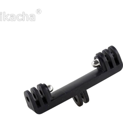 Double Bracket Bridge Connector Adapter Monopod Tripod For Gopro Hero 9 5 4 3+ Sjcam For Xiaomi Yi 4k Camera Accessories