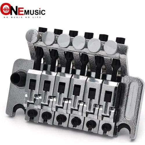 Electric Guitar Tremolo Bridge Systems with logo Double Locking Edge with Whammy Bar Black Gold Chrome