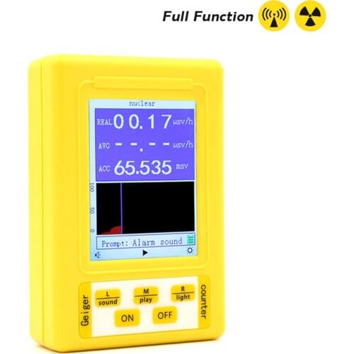 BR-9 Series Electromagnetic Radiation Nuclear Detector EMF Handheld Digital Display Geiger Counter Full-functional Type Tester