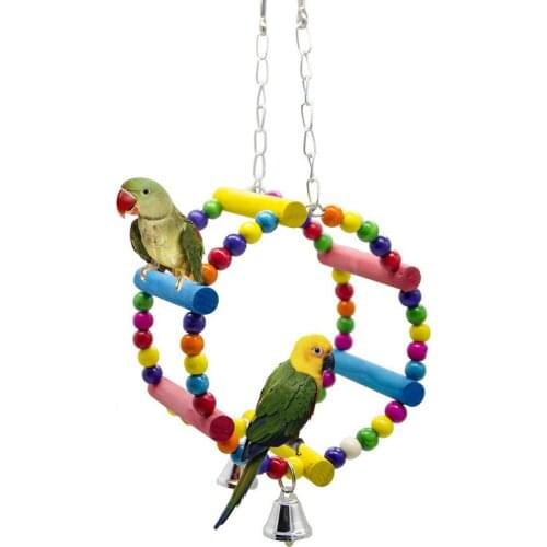 Bird Toys For Parrot Love Swing And Cockatiel Conure Accessories Budgie Parakeet Supplies Cage Decoration juguetes para loros