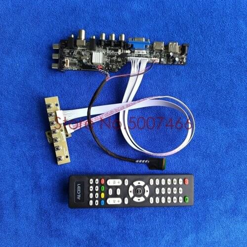 40 Pin for B140RW01/B140RW02/B140RW03 LCD panel universal control card kit 1600*900 digital signal LVDS 3663 DVB USB+VGA+AV