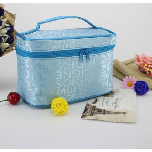 Beautician Waterproof travel Cosmetic Bags For Bath Wash Makeup Make Up Bag Organizer Storage neceser Toiletry Bags
