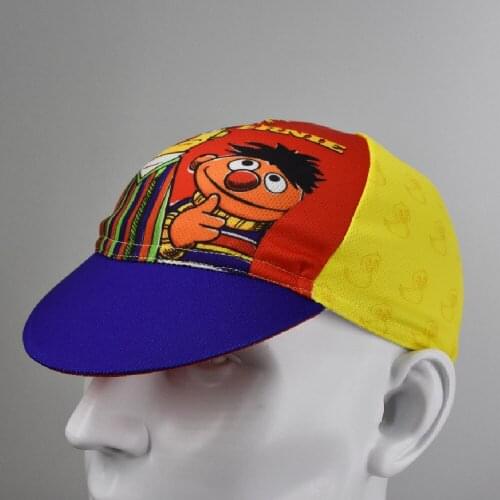 Summer Cartoon Yellow Cycling Cap Men And Women Bike Wear Headdress Hat Road Mountain Race Headwear