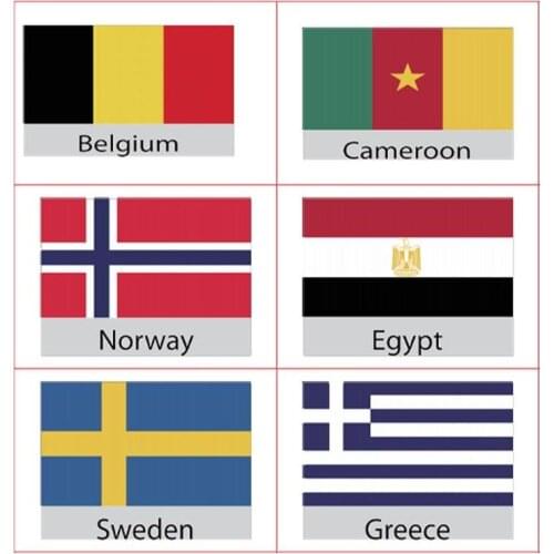 Montessori English Words Learning Flash Cards European Children English Countries Memory National Cognitive Learning Flag C N0P9