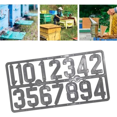 2PCS|Plastic Beehive Digital Number Beekeeping Tools Card Bee Box Sign Frame Apiculture Equipment tools Apicultura Mark Board