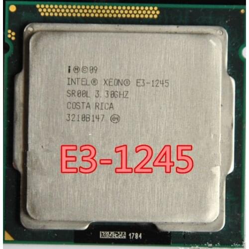 Intel Xeon Processor E3-1245 e3-1245 E3 1245 Quad-Core Processor LGA1155 Desktop CPU in stock