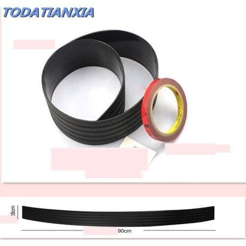 Rubber Car Rear Guard Bumper Protector Sticker FOR lexus is250 volvo xc90 infiniti fx35 volvo xc70 vw polo sedan skoda fabia 2