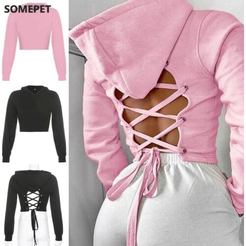 Женские короткие толстовки Somepet China At AliExpress