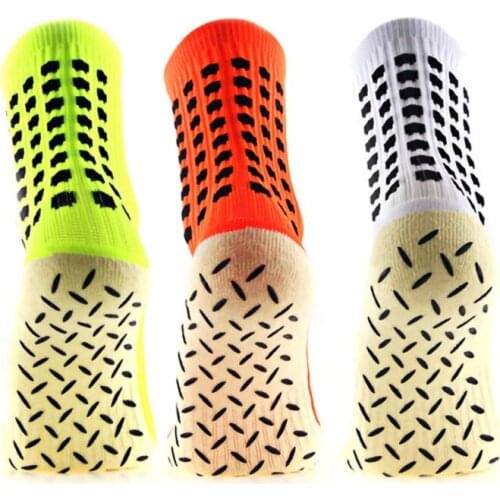 Sports Socks Mens Knee-high Towel Bottom Non-Slip Training Socks Breathable Athletic Arch Support Football Socks