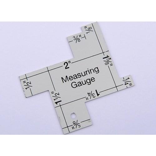 Precision and Accurate Seam Measurements Practical Metal Patchwork Cutting Ruler Template Sewing Ruler
