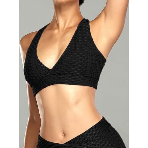 Women Sports Bra Top Push Up Fitness Running Bra Underwear Cotton Sport Tops Gym Wear Solid Women Sportswear 2021